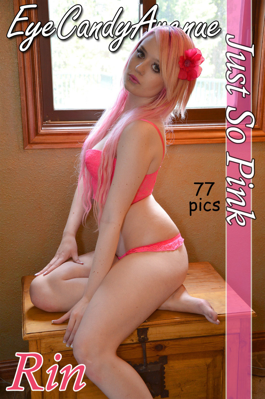 Young first timer with long pink hair gets totally naked on a floor 色情照片 #426212627