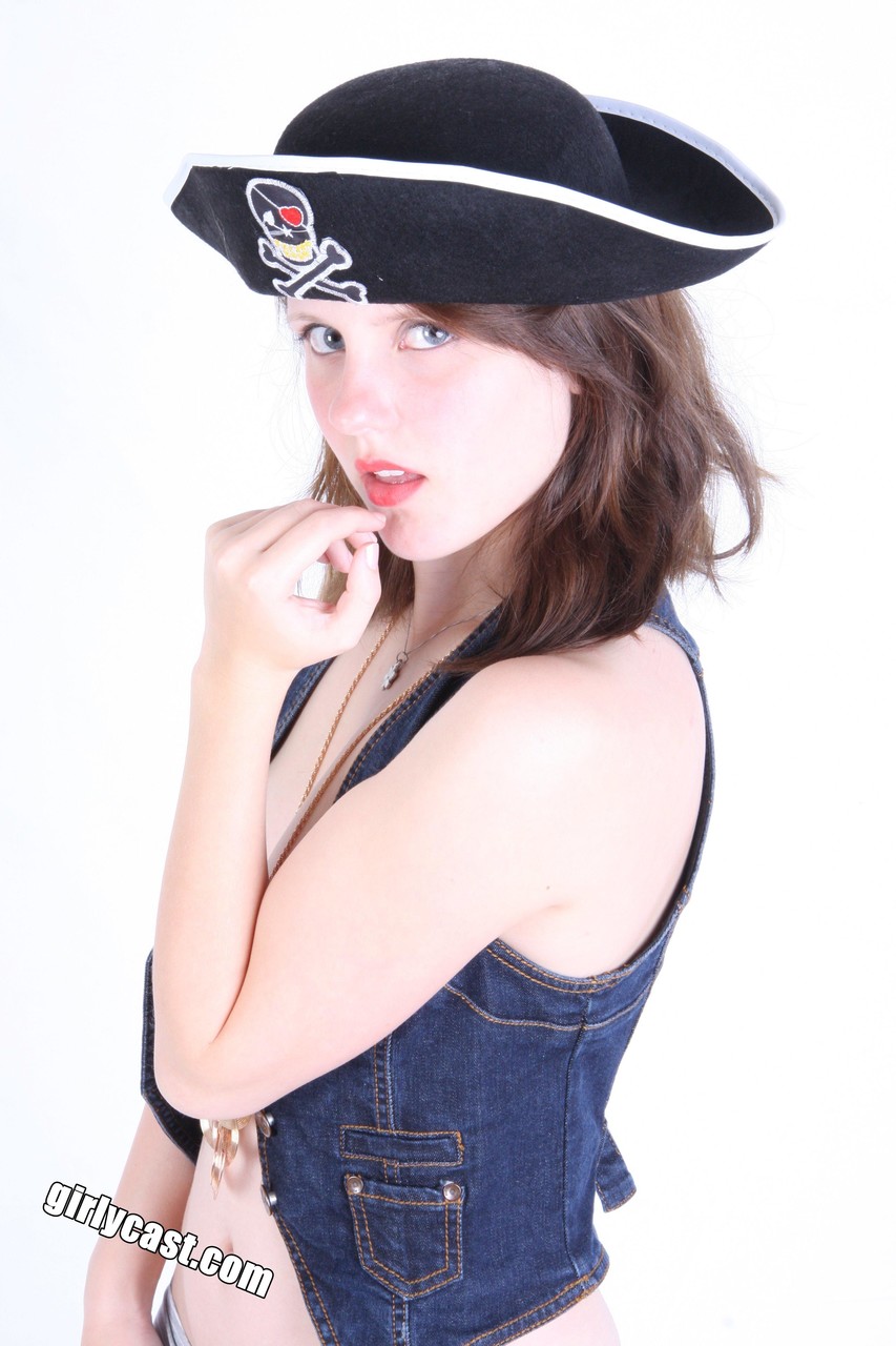 Young amateur unveils her little boobs while wearing a pirate hat porn photo #423171658 | Girly Cast Shop Pics, Cosplay, mobile porn