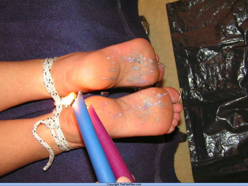 For hot feet, The Pain Files uses candle wax.