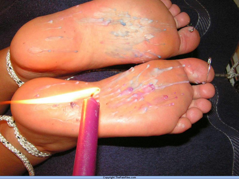 The Pain Files - Hot wax from candles on the feet.