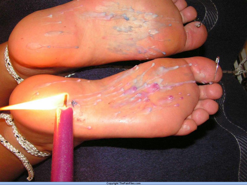 The Pain Files utilized hot candle wax to stimulate the feet.