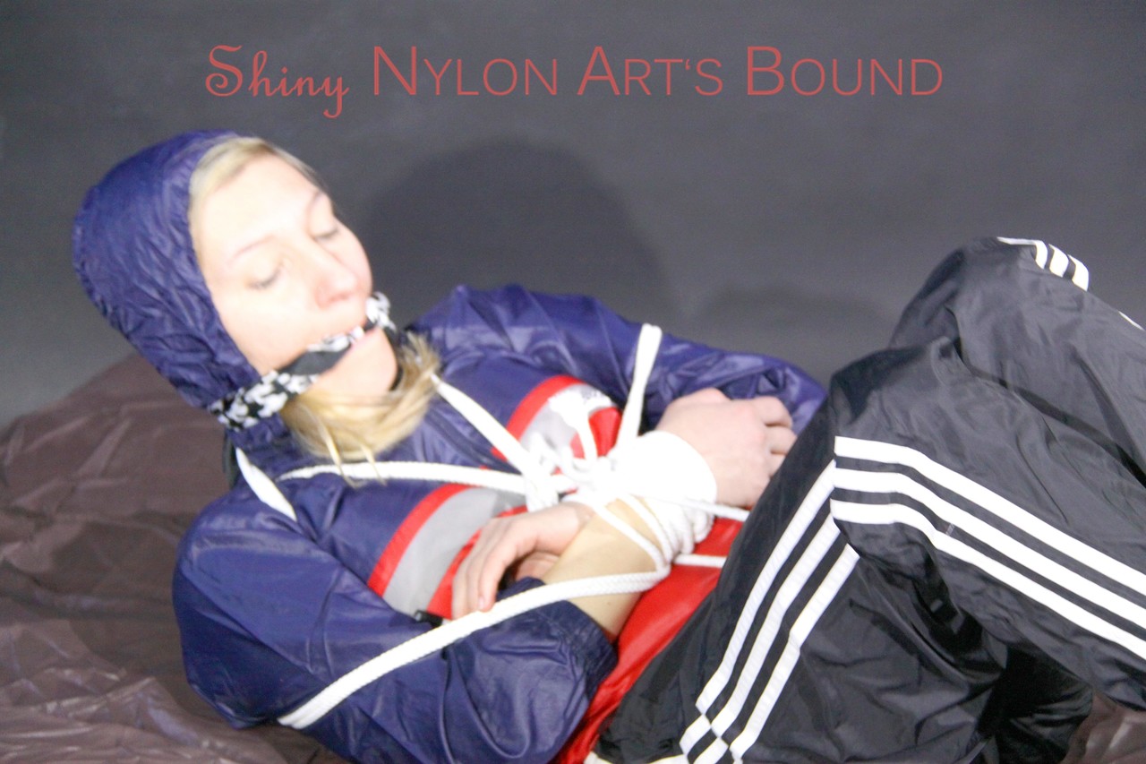 SANDRA tied, gagged and hooded with ropes on a bed wearing a supersexy porno foto #426630879 | Shiny Nylon Arts Bound Pics, Sports, mobiele porno