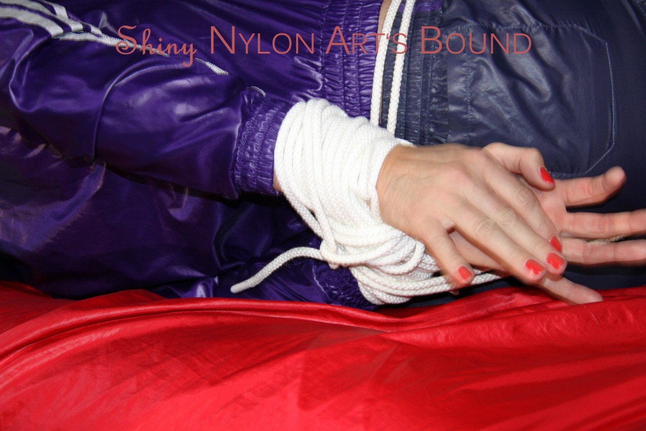 Sexy Pia being tied and gagged with ropes and a clothgag on a bed wearing a porno fotky #427517152 | Shiny Nylon Arts Bound Pics, Sports, mobilní porno