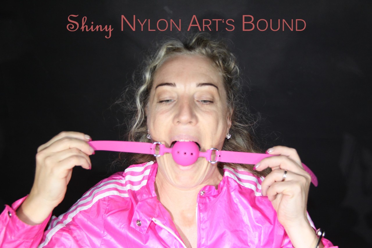 Watching Sophie ties and gagges herself with cuffs and a ballgag and порно фото #423193765 | Shiny Nylon Arts Bound Pics, Clothed, мобильное порно