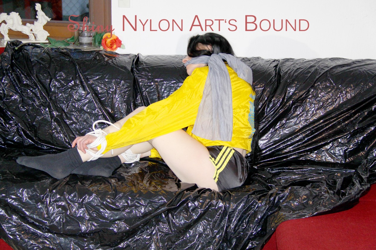 LUCY tied and gagged with ropes and a ballgag on a sofa wearing a sexy foto porno #427586709 | Shiny Nylon Arts Bound Pics, Clothed, porno móvil