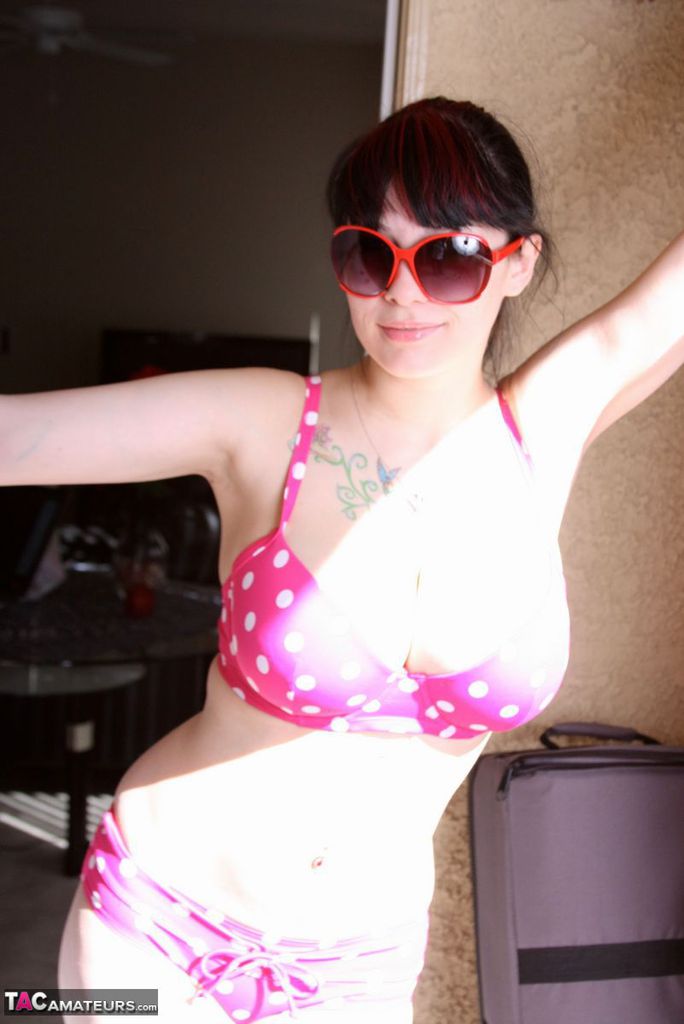 Inked amateur Susy Rocks releases her large boobs from a polka-dot bra porno fotoğrafı #424833272 | TAC Amateurs Pics, Susy Rocks, Bikini, mobil porno