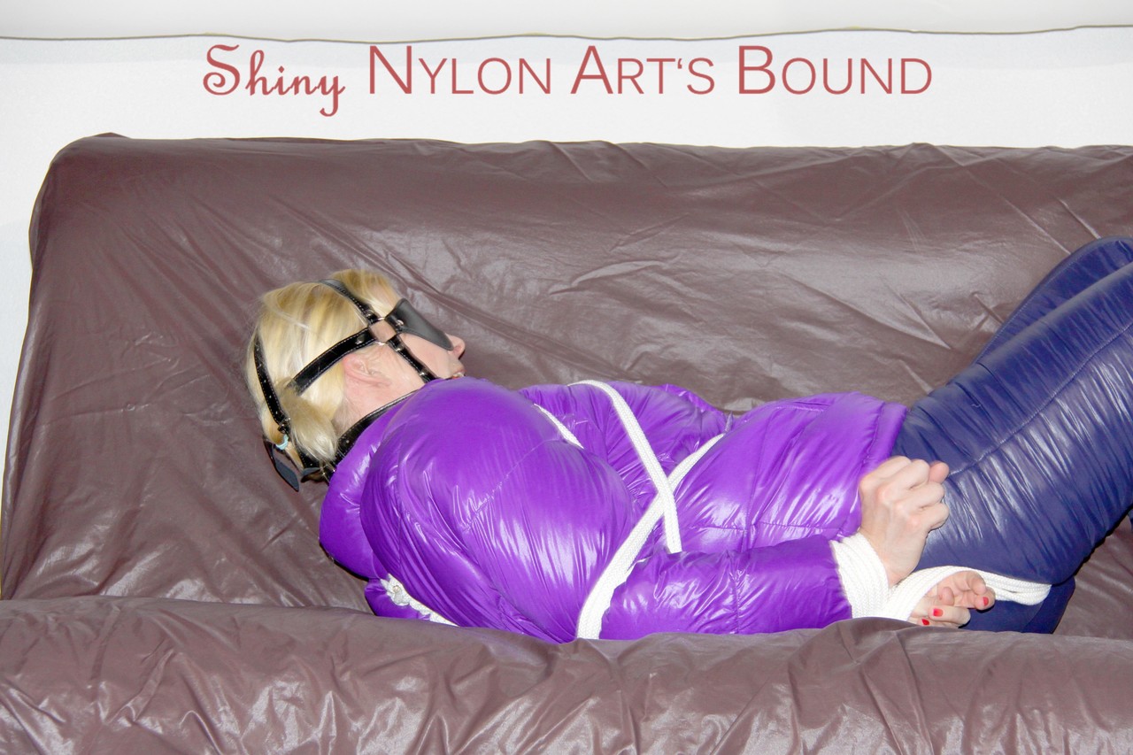 Pia tied and gagged with ropes and a ballgag with eye patches wearing a sexy porn photo #424862355 | Shiny Nylon Arts Bound Pics, Clothed, mobile porn