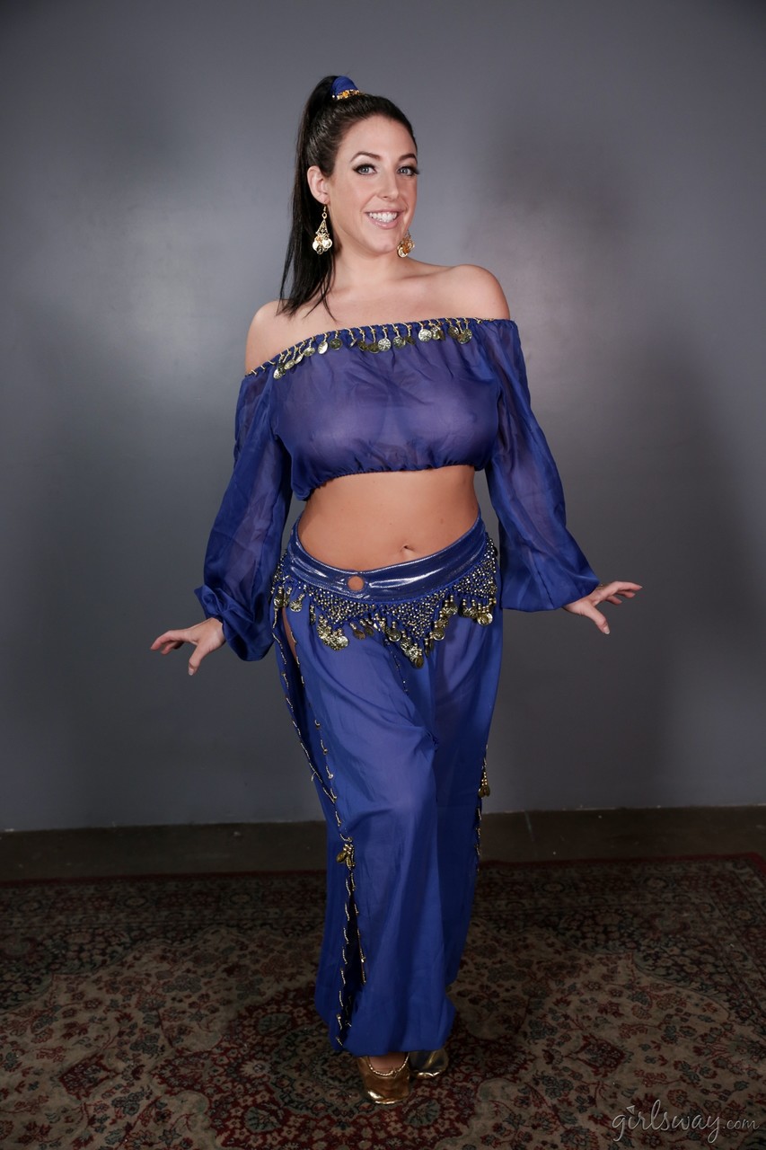 Sexy MILF releases her huge boobs and phat ass from a genie outfit порно фото #426424962 | Girls Way Pics, Angela White, Big Tits, мобильное порно