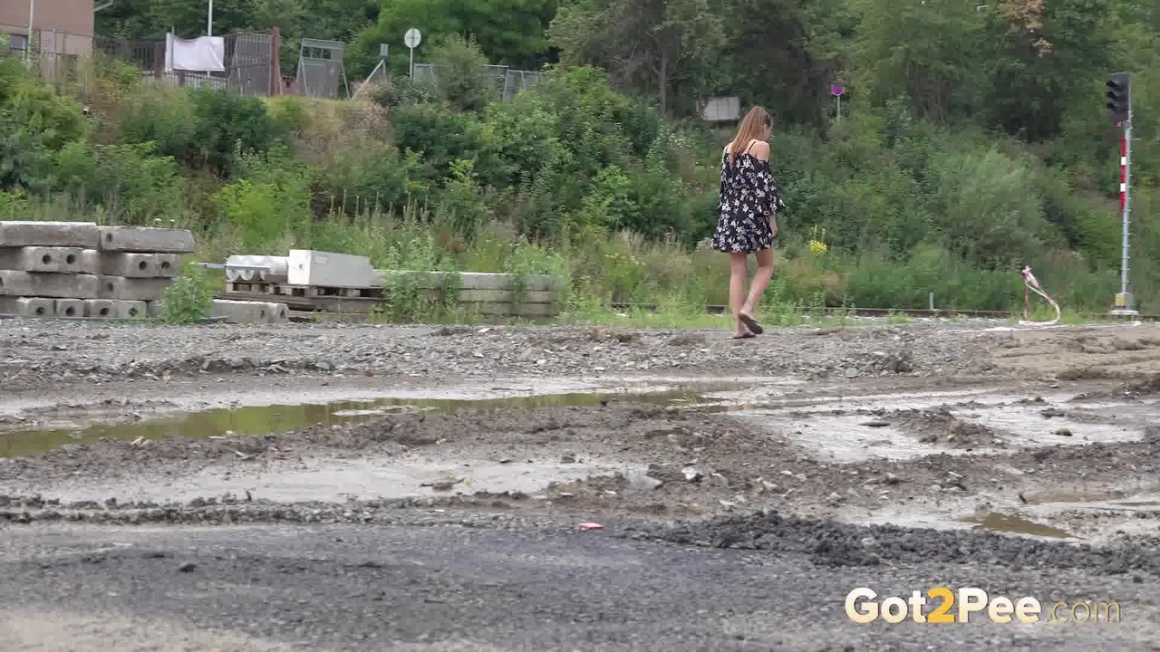Sexy brunette Yenna squats and pees in a puddle порно фото #428763463 | Got 2 Pee Pics, Yenna, Pissing, мобильное порно