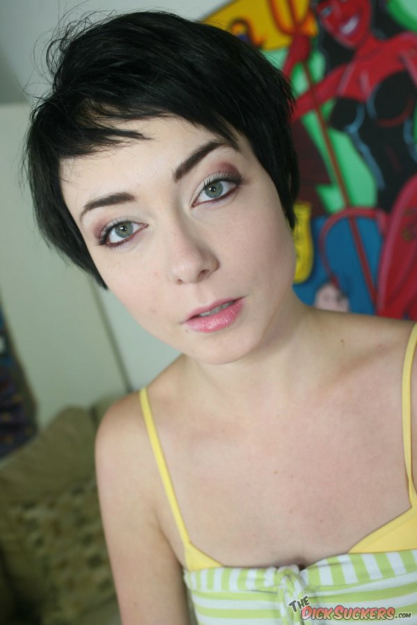 Short haired girl undresses before sucking the cum from a cock POV style porn photo #424892254 | The Dick Suckers Pics, Zoe Voss, POV, mobile porn