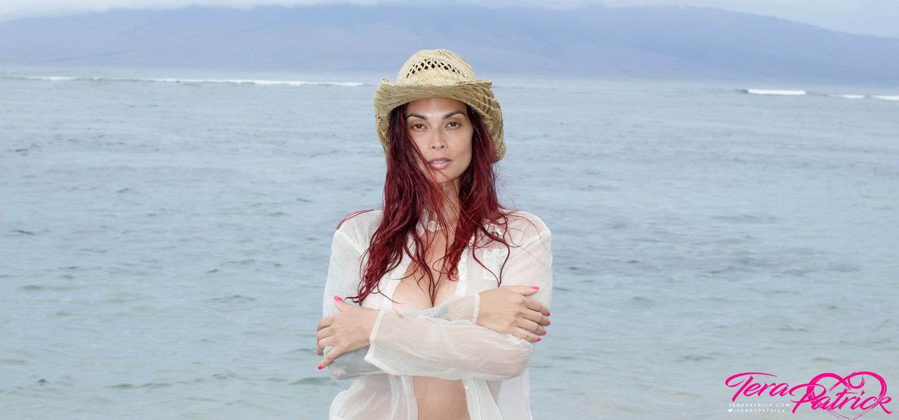 A beautiful day at the beach in my see thru shirt playing in the water porn photo #426790507 | Tera Patrick Pics, Tera Patrick, Beach, mobile porn
