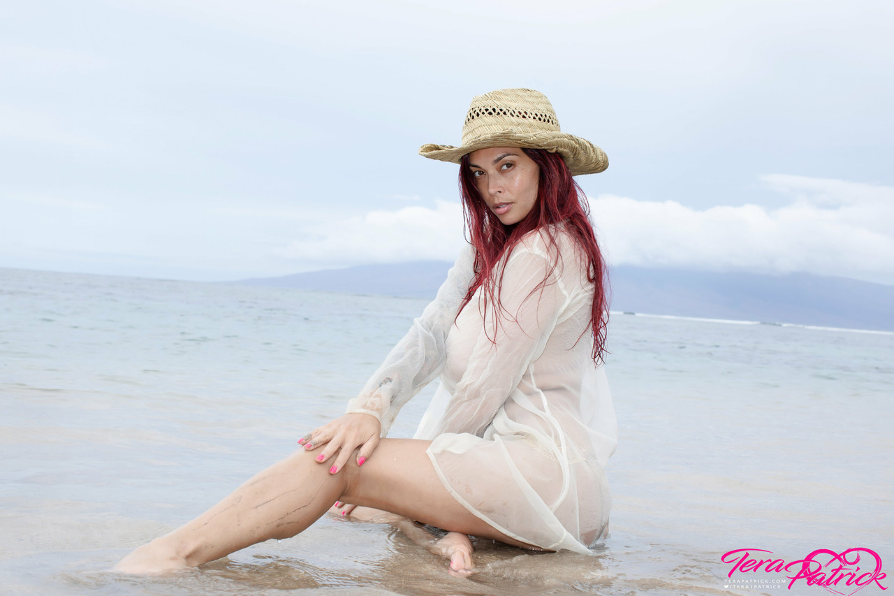 A beautiful day at the beach in my see thru shirt playing in the water porn photo #426790510 | Tera Patrick Pics, Tera Patrick, Beach, mobile porn