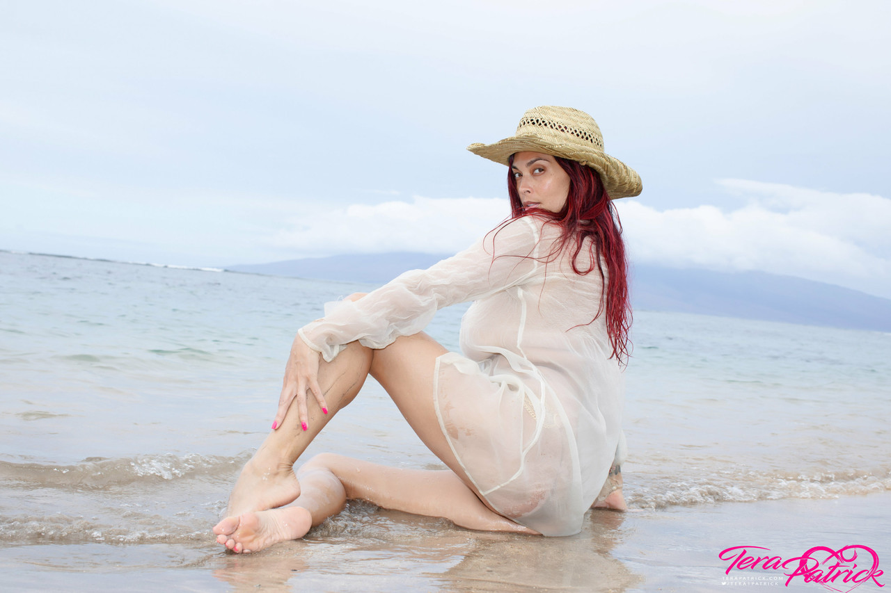 A beautiful day at the beach in my see thru shirt playing in the water photo porno #426790513 | Tera Patrick Pics, Tera Patrick, Beach, porno mobile