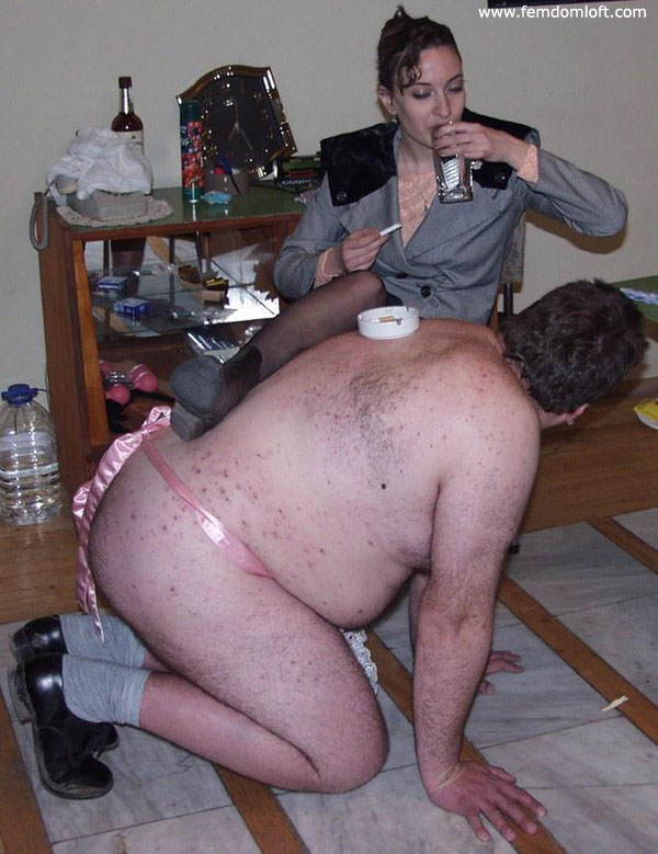 Dominant woman tortures an overweight naked man while smoking foto pornográfica #422752486 | Fem Dom Loft Pics, CFNM, pornografia móvel