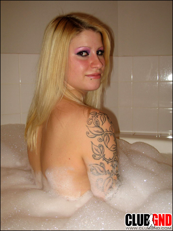 Ivy gets naked and has a bubble bath porn photo #426786368