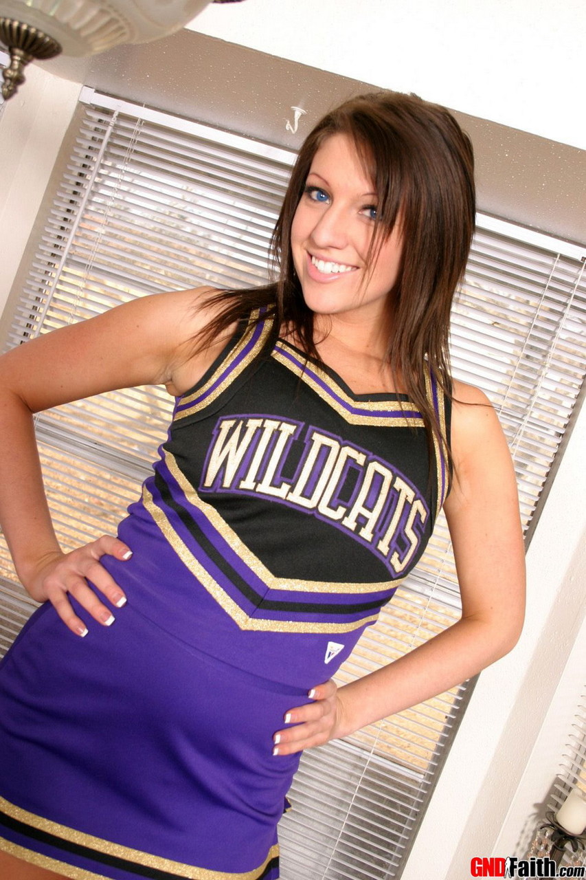 Watch as a slutty cheerleader strips out of her uniform showing off her huge порно фото #426722655 | GND Faith Pics, Cheerleader, мобильное порно