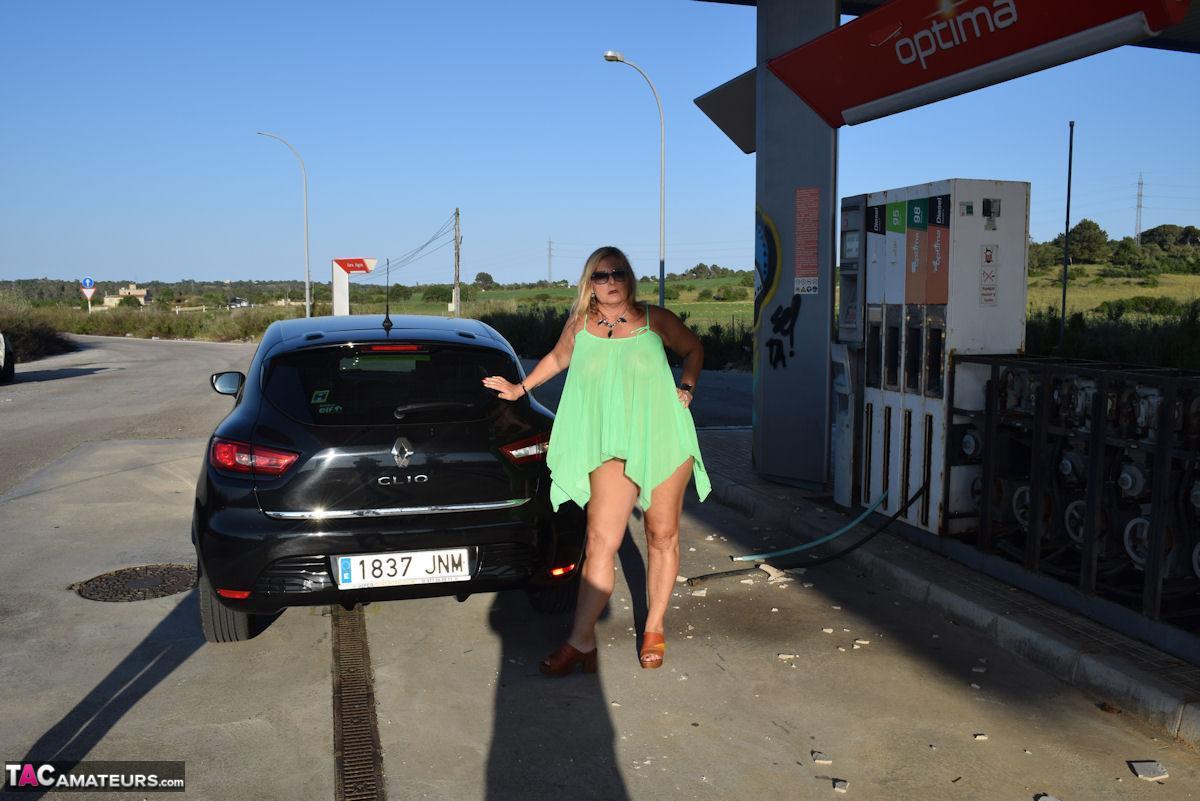 Thick amateur Nude Chrissy exposes her boobs and butt at a gas station порно фото #428050493 | TAC Amateurs Pics, Nude Chrissy, Mature, мобильное порно