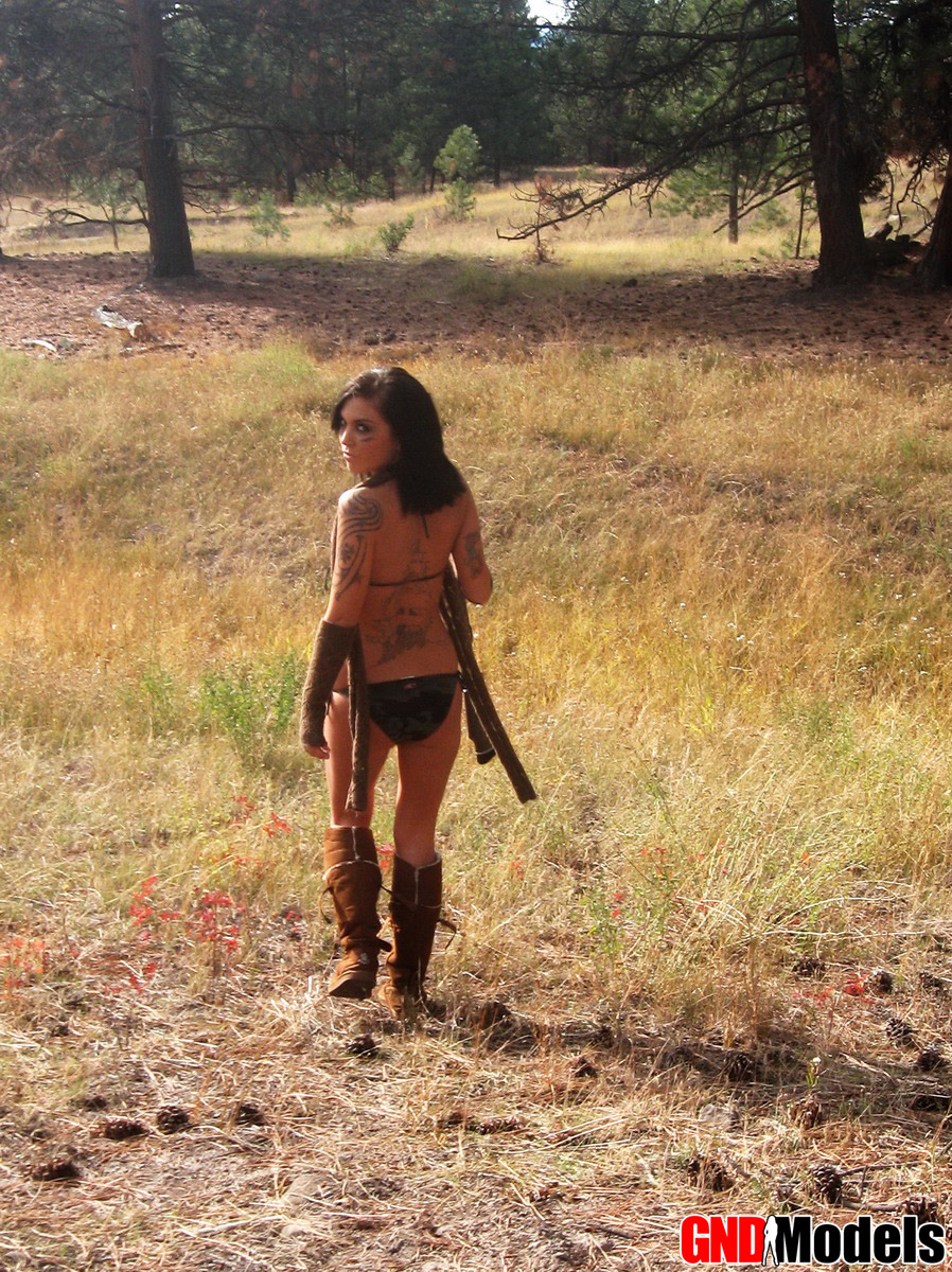 Dejas out hunting in her tiny bikini porn photo #428166420