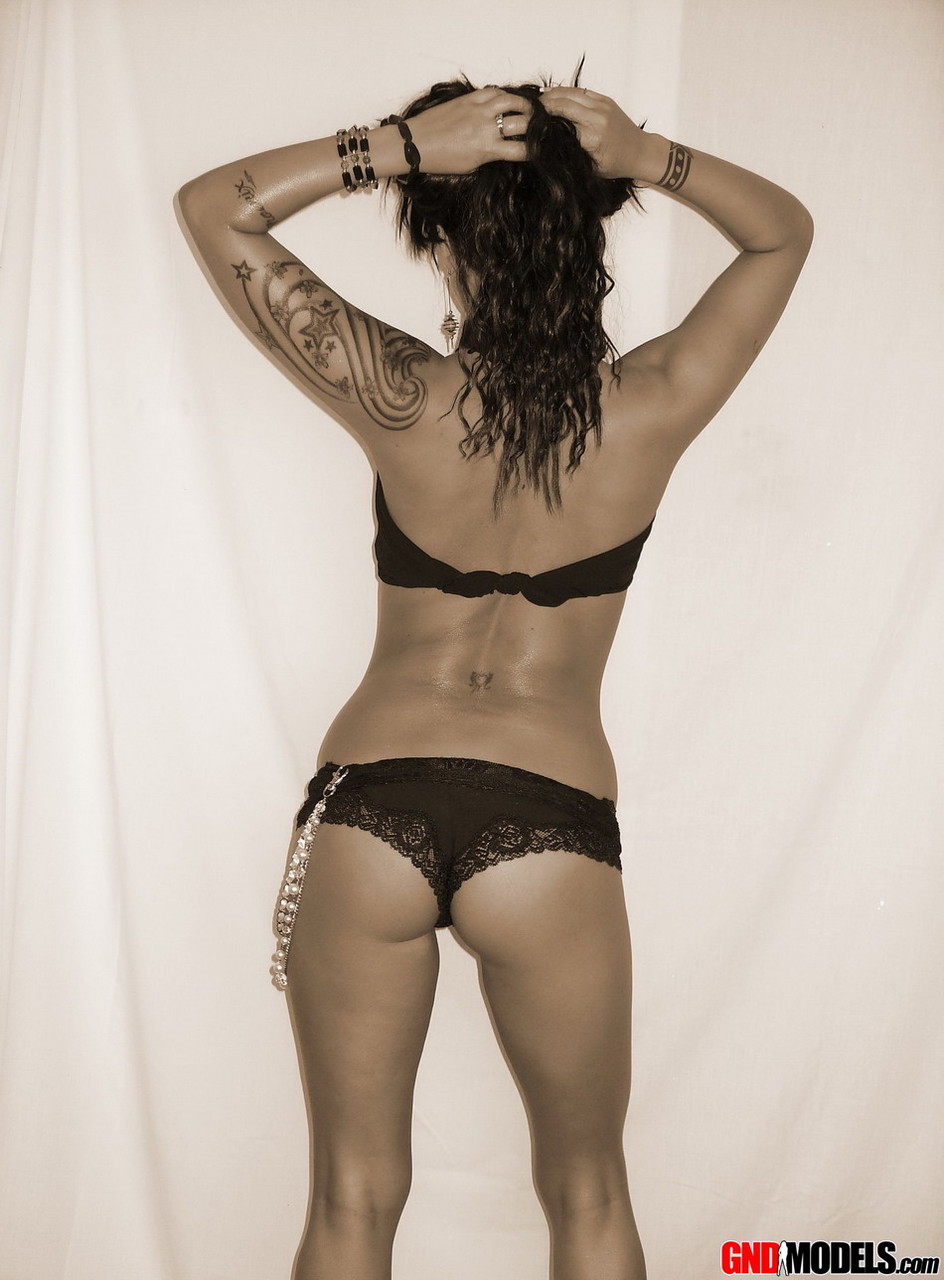 Deja shows off her amazing tight teen ass in black lace panties foto porno #426112248 | GND Models Pics, Deja, Tattoo, porno ponsel