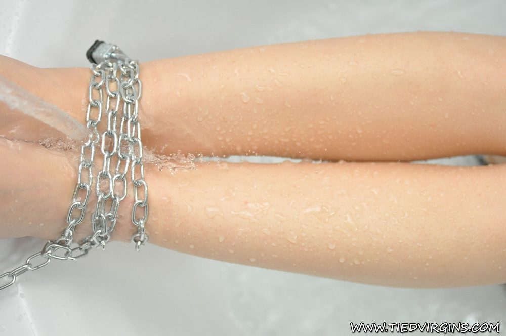 Chained up in the bath and ready for punishment photo porno #426311844 | Tied Virgins Pics, Fetish, porno mobile