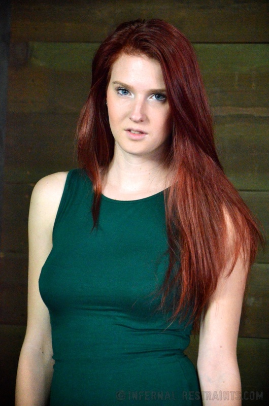 Pale redhead Ashley Lane submits to spending a day of her life in bondage porn photo #428171178