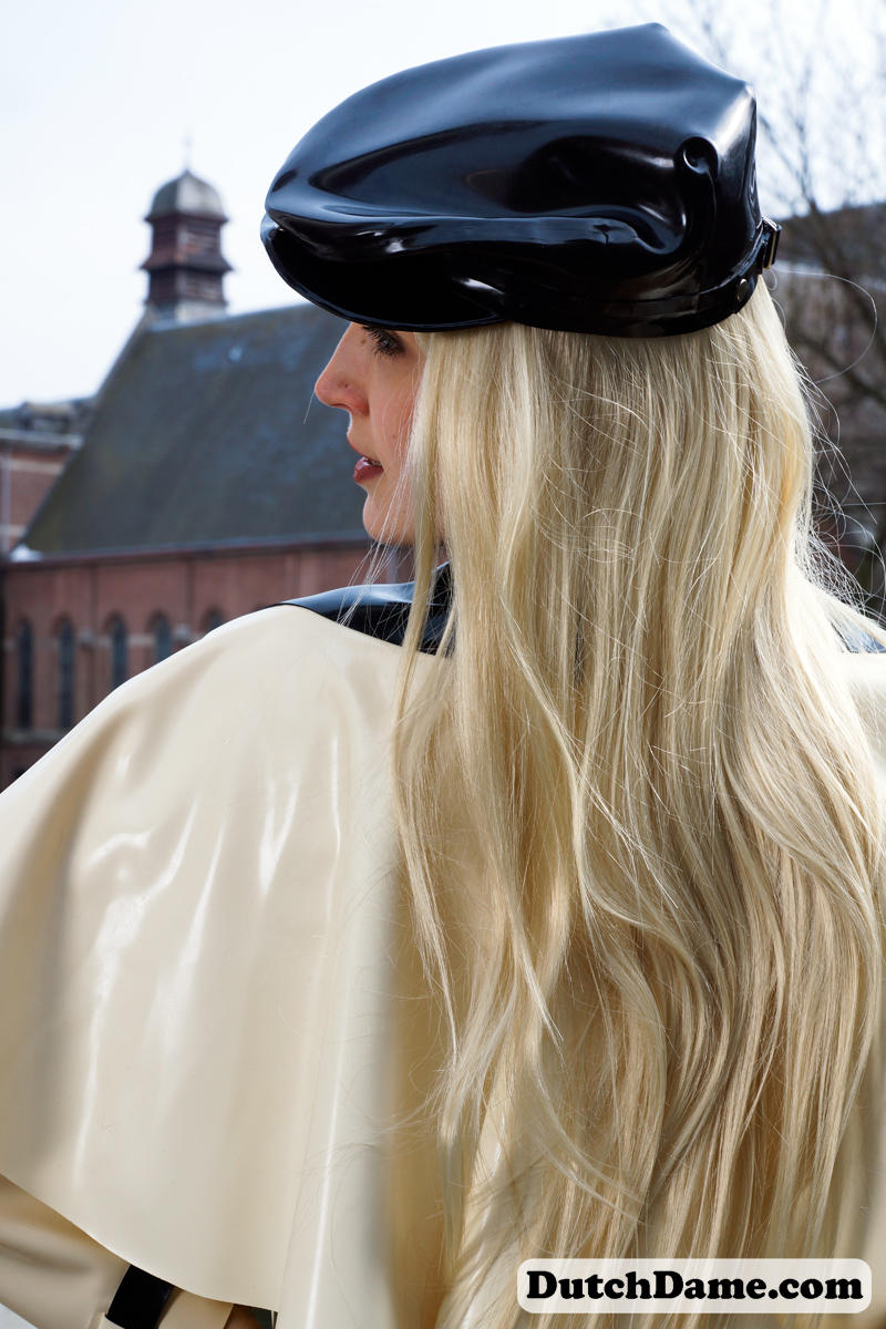 Classy blonde flashes the village below on her patio in latex attire ポルノ写真 #426969823 | Boots, モバイルポルノ