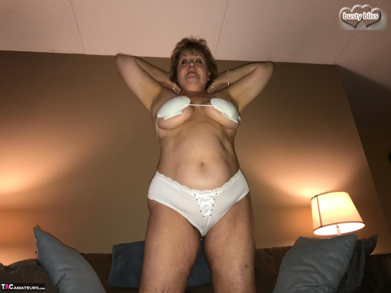 Mature woman Busty Bliss releases her big natural tits from a shell bikini порно фото #428143934 | TAC Amateurs Pics, Busty Bliss, Bikini, мобильное порно