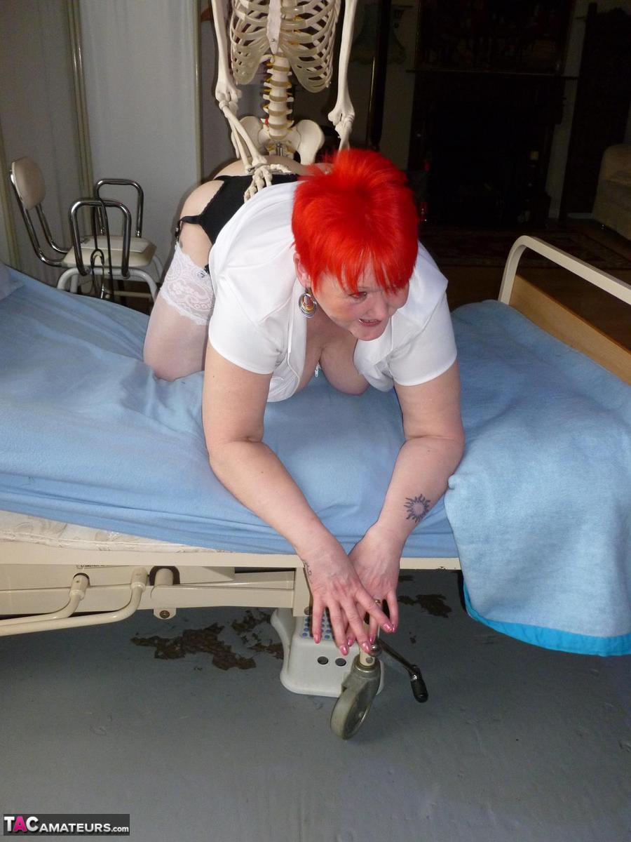 Older redhead nurse Valgasmic Exposed gets banged by a dildo wielding skeleton porn photo #425285443 | TAC Amateurs Pics, Valgasmic Exposed, Cosplay, mobile porn