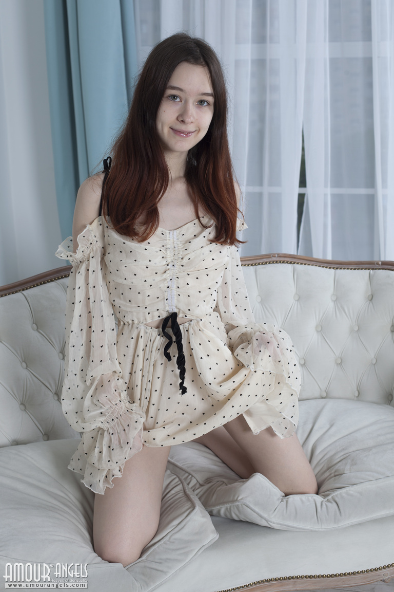 Sweet teen Askor removes a pretty dress for confident nude poses 포르노 사진 #428958026 | Amour Angels Pics, Askor, Amateur, 모바일 포르노