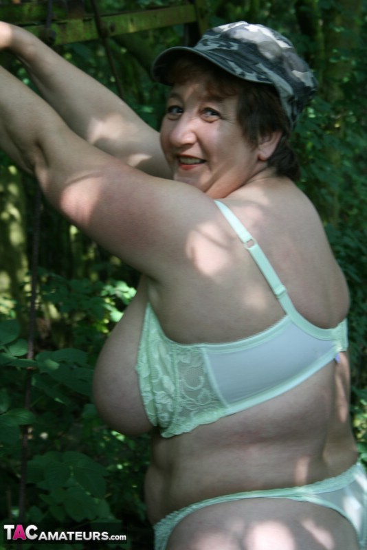 Fat amateur Kinky Carol gets naked in OTK boots at a hunting camp porn photo #428140164 | TAC Amateurs Pics, Kinky Carol, BBW, mobile porn