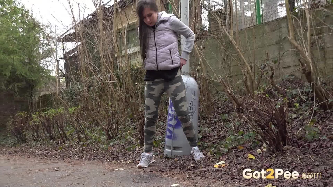 White girl Lara Fox pulls down her pants for a badly needed pee on a dirt path porn photo #426396209 | Got 2 Pee Pics, Lara Fox, Pissing, mobile porn