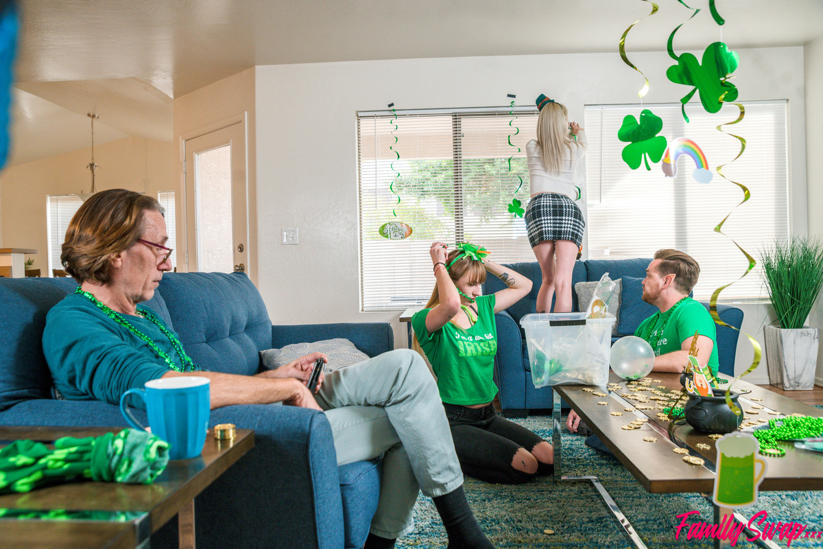 St Paddy's Day Gets Spicy When Close Family Members Partake In A Foursome