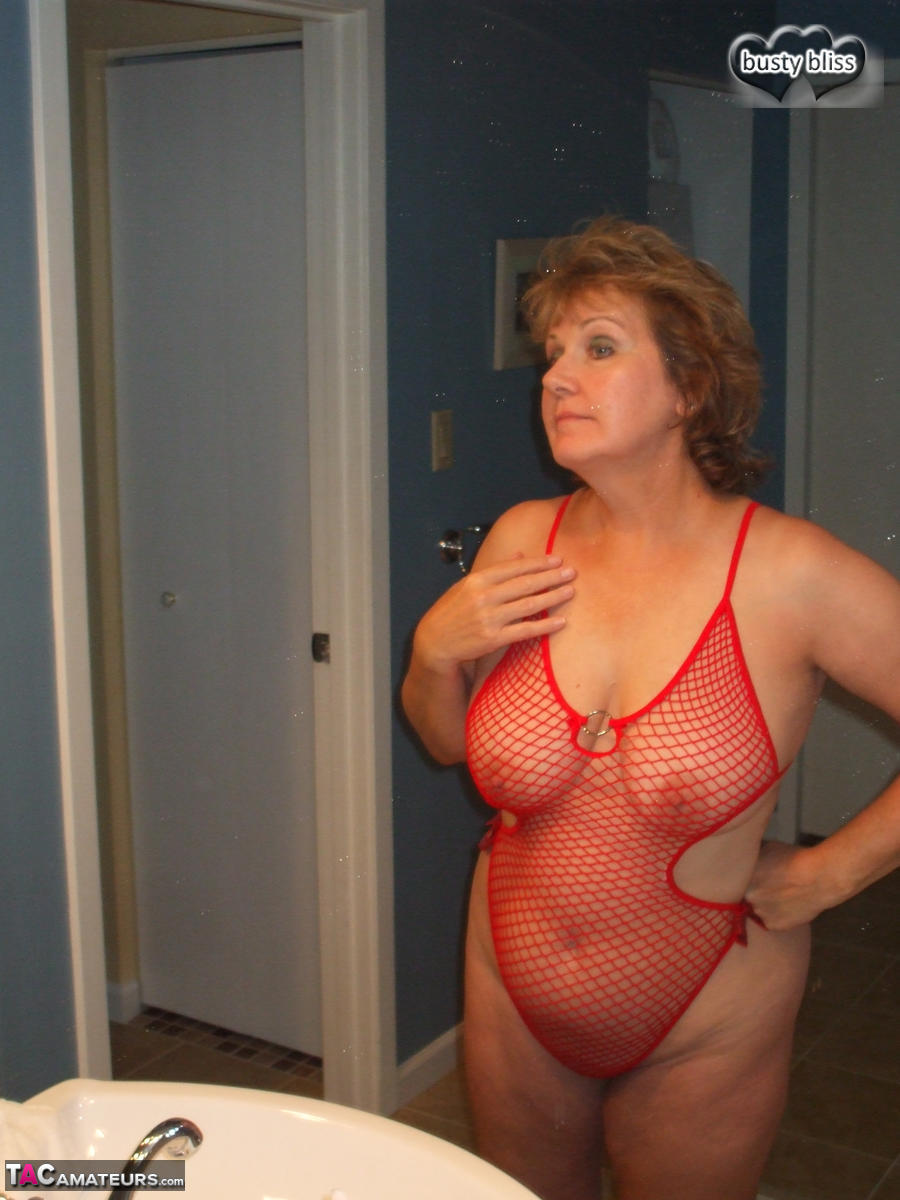 Mature woman Busty Bliss plays with a dildo while wearing see-through swimwear photo porno #428437530 | TAC Amateurs Pics, Busty Bliss, Mature, porno mobile