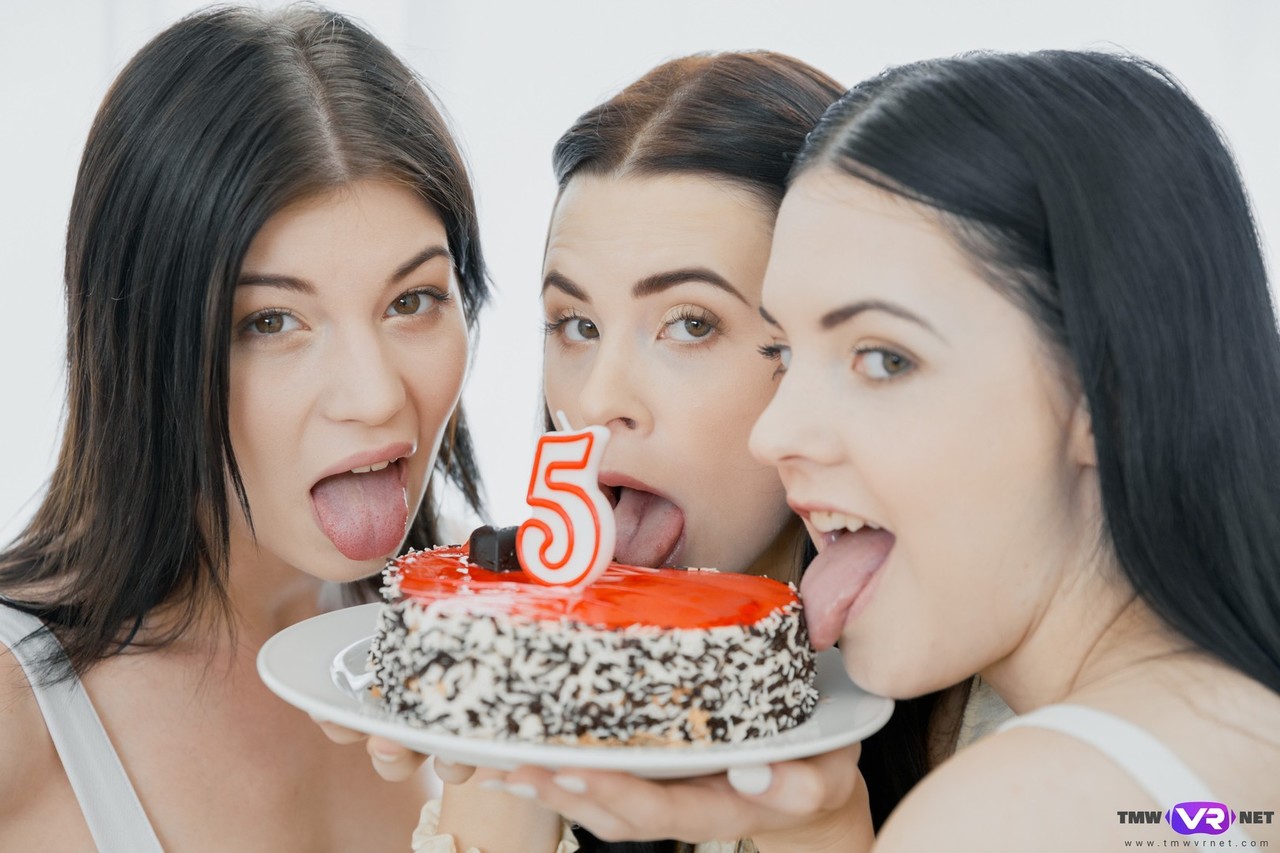 Three young girls masturbate together in white shoes during a celebration porn photo #429007314 | TMW VR Net Pics, Anie Darling, Jenny Doll, Nessie Blue, Girlfriend, mobile porn