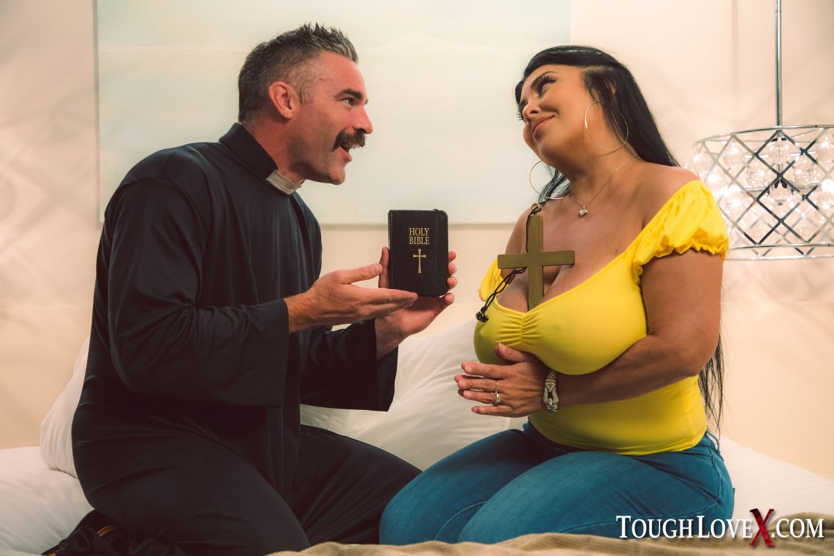 Big Titted Latina Chick Jaylene Rio Seduces A Priest During An Exorcism