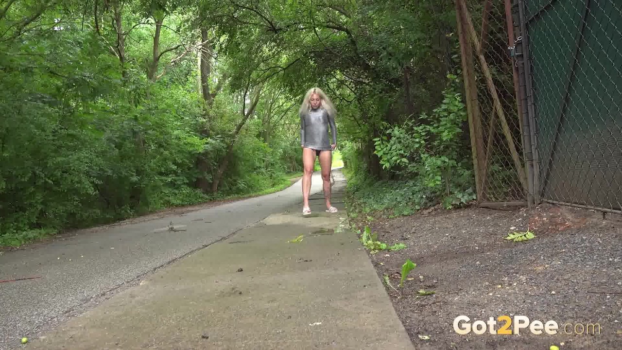 Blonde girl Caroli squats before pissing on a paved road lined with trees porn photo #427351658 | Got 2 Pee Pics, Caroli, Pissing, mobile porn