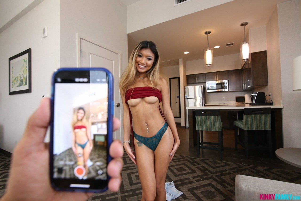 When my cute Asian stepsister asked me to help her record a video for her porn photo #424681780 | Kinky Family Pics, Clara Trinity, POV, mobile porn