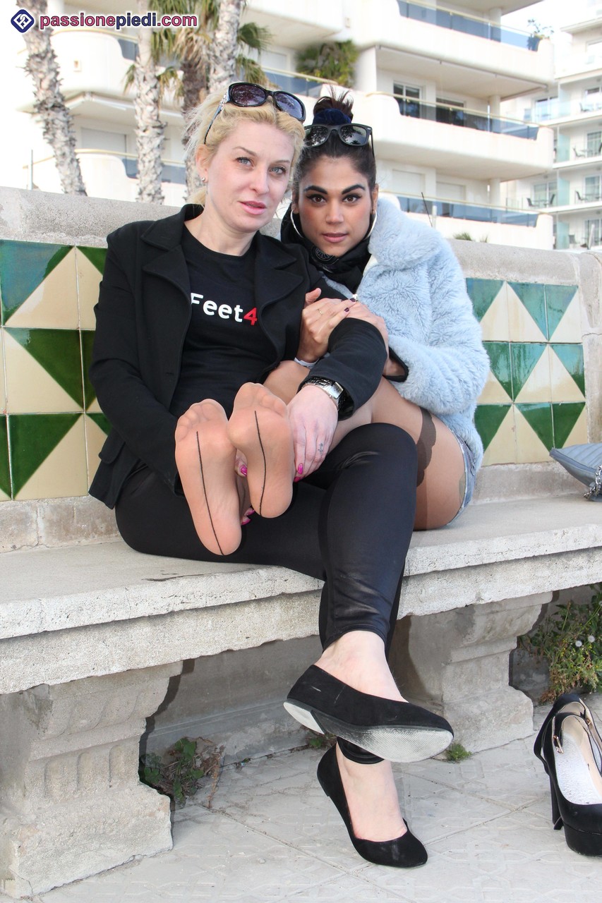 Clothed females Chiara and Monique free their feet from footwear porn photo #425420873 | Foot Fetish Beauties Pics, Chiara, Monique, Feet, mobile porn
