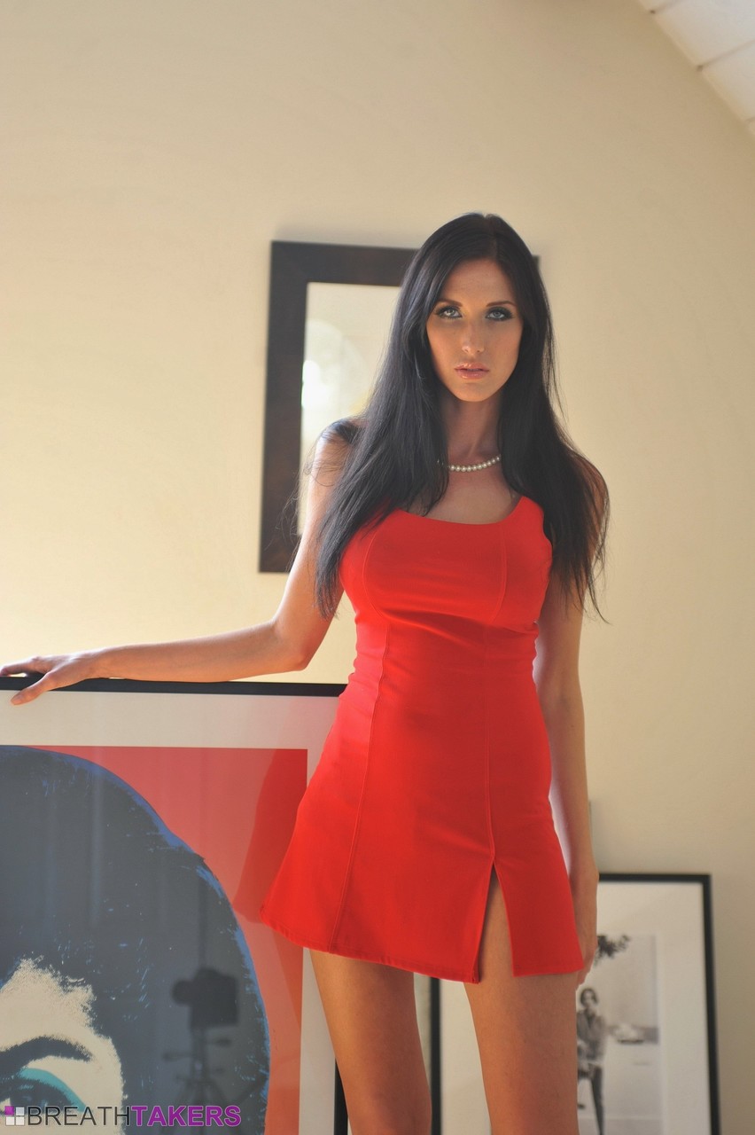 Leggy brunette Bailey ditches a little red dress while stripping naked porn photo #427579678 | Breath Takers Pics, Bailey Godfrey, Skirt, mobile porn