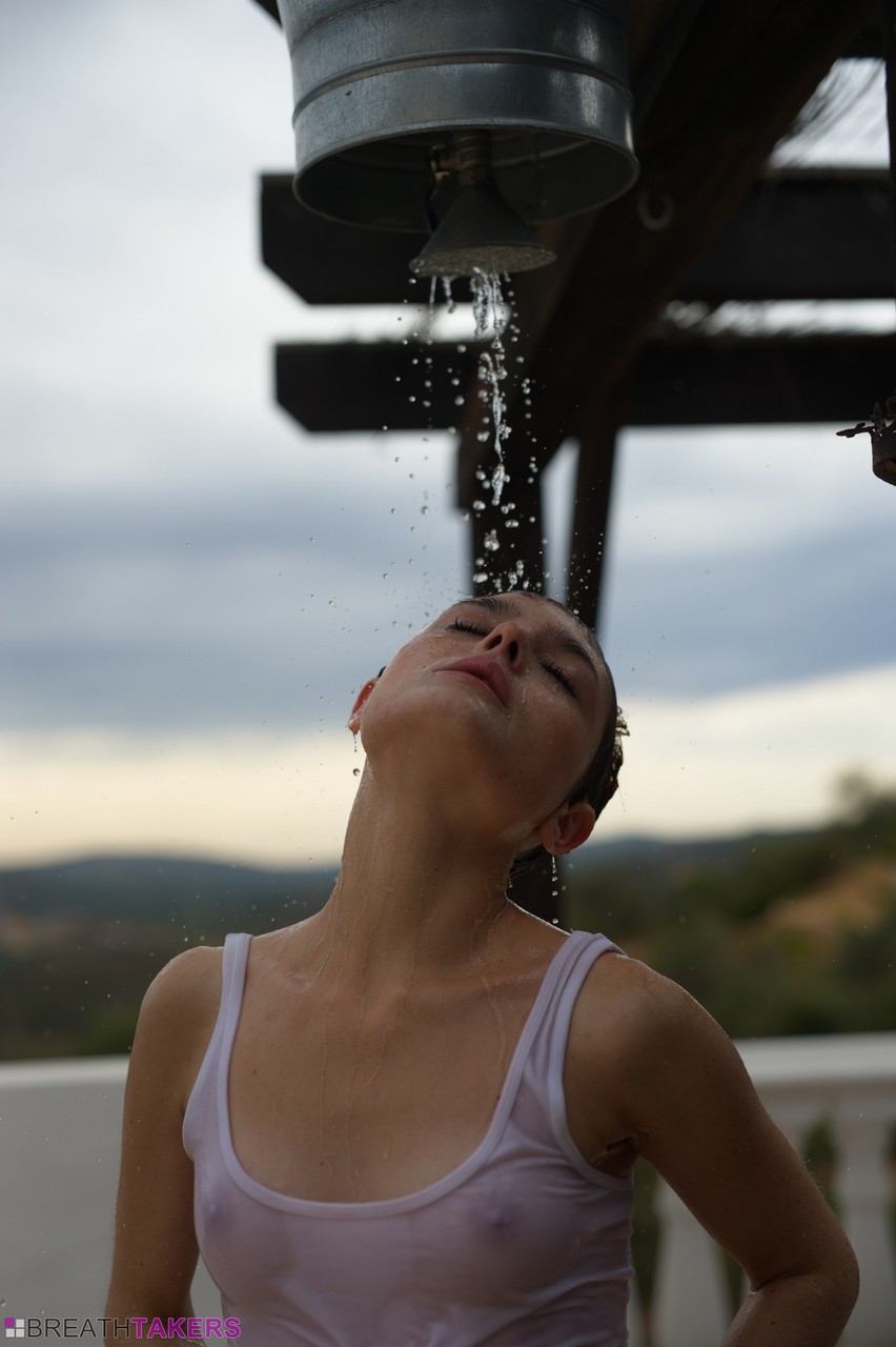 Solo model Caterina Foxy smokes after getting soaked under an outdoor shower porno fotky #425266065 | Breath Takers Pics, Caterina Foxy, Short Hair, mobilní porno