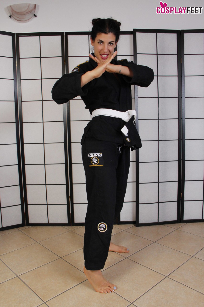 Gorgeous karateka shows her perfect bare feet 色情照片 #425667102 | Cosplay Feet Pics, Bianca Blance, Cosplay, 手机色情