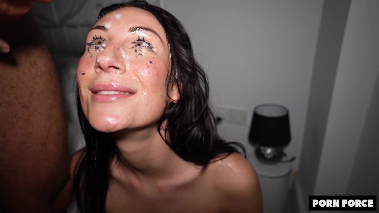 Brunette amateur concludes a rough fuck with sperm on her face порно фото #422730909 | Porn Force Pics, Bukkake, мобильное порно