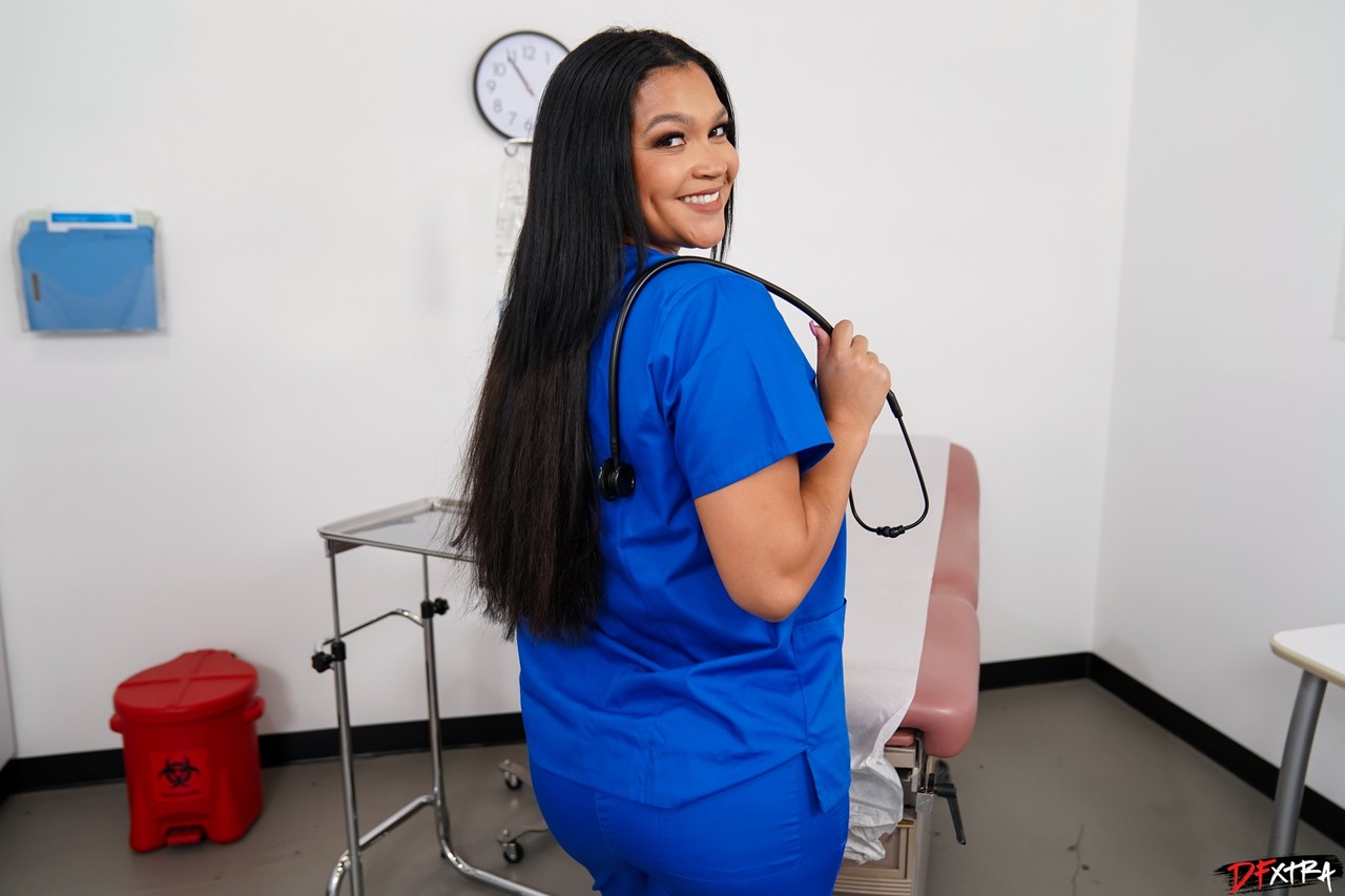 Afro Latina Nurse Dorian Del Isla Takes A Cumshot On Her Big Tits After A Fuck