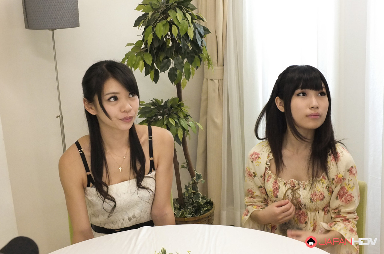 Japanese Girls Runa Kobayashi Akubi Yumemi Are Fingered Over Dinner