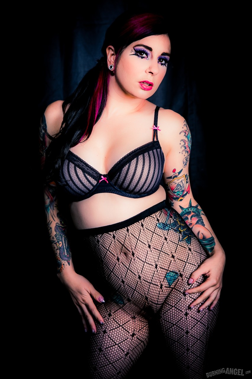 Tattooed chick Joanna Angel uncups her firm tits in sexy pantyhose ポルノ写真 #426691745 | Burning Angel Pics, Joanna Angel, Fetish, モバイルポルノ