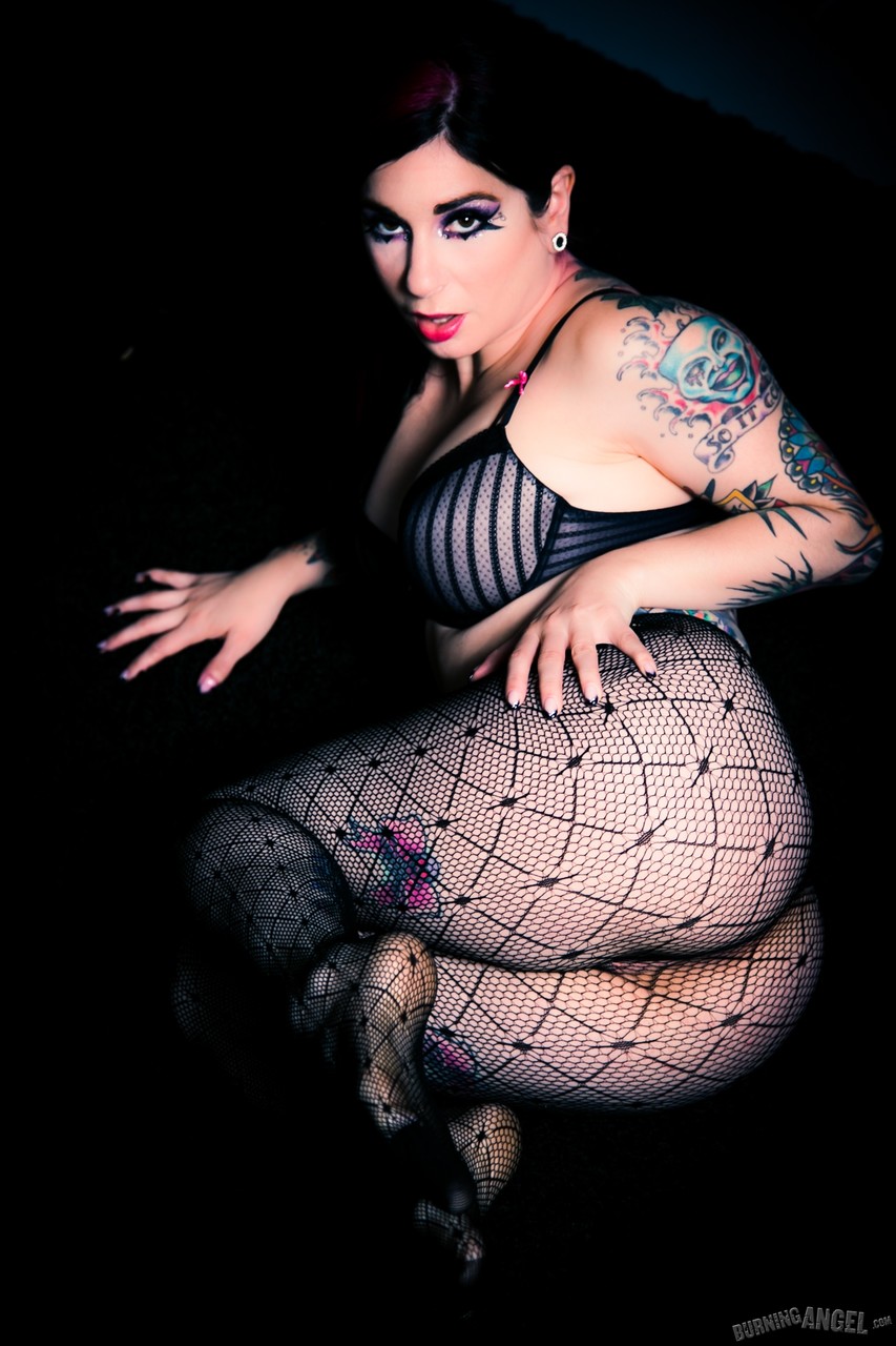 Tattooed chick Joanna Angel uncups her firm tits in sexy pantyhose zdjęcie porno #425645262 | Burning Angel Pics, Joanna Angel, Fetish, mobilne porno