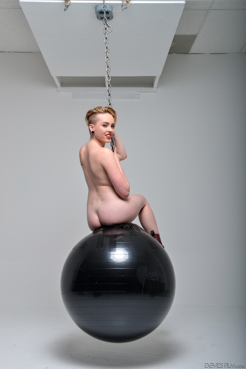 Seductive blonde doll with a cute ass Miley Mae rides a wrecking ball zdjęcie porno #422561355 | Devils Film Pics, Miley Mae, Short Hair, mobilne porno