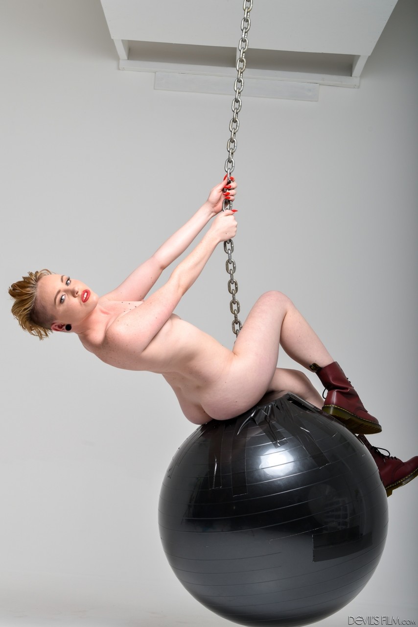 Seductive blonde doll with a cute ass Miley Mae rides a wrecking ball foto porno #422561398 | Devils Film Pics, Miley Mae, Short Hair, porno mobile
