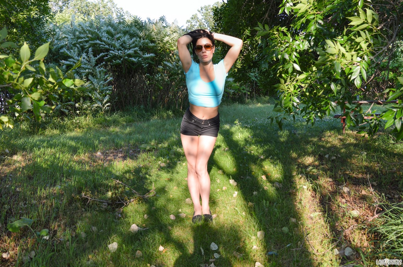 Open Life Shana Lane Babe Outdoor Glasses Clothed porn photo #428500114