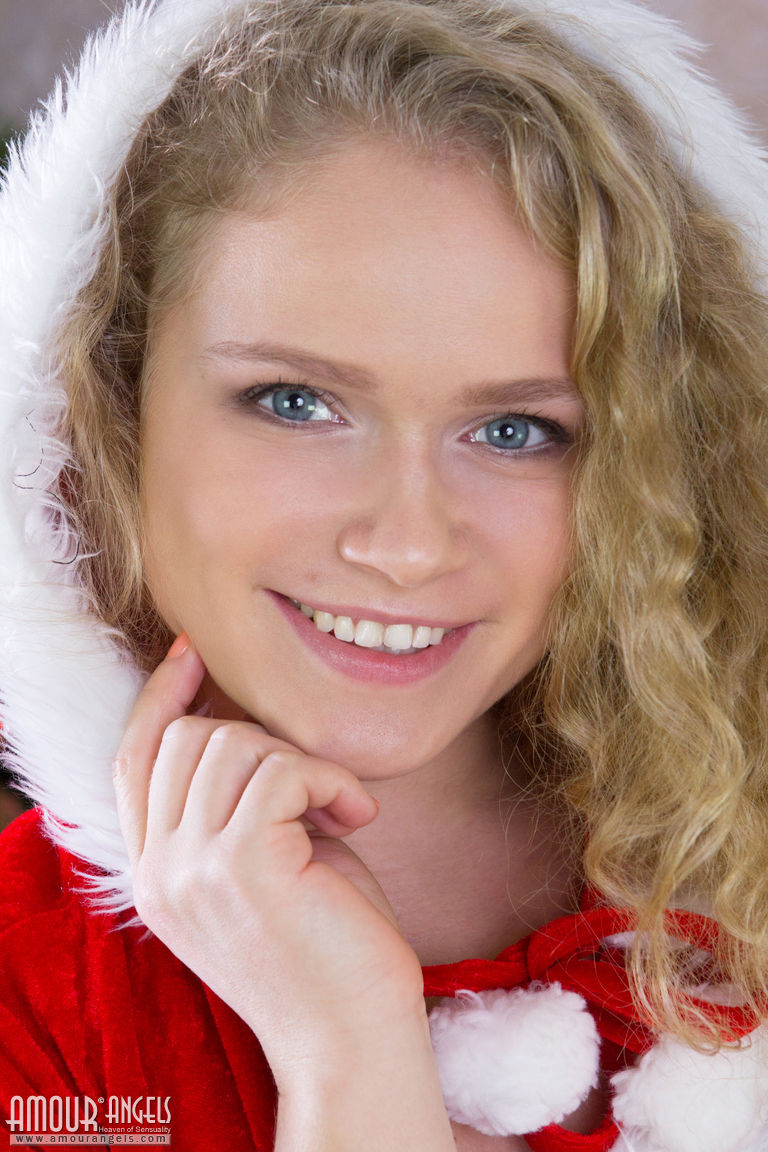 Cute teen girl doffs her Christmas outfit for nude posing over the holidays porn photo #422732065 | Amour Angels Pics, Ulya, Christmas, mobile porn